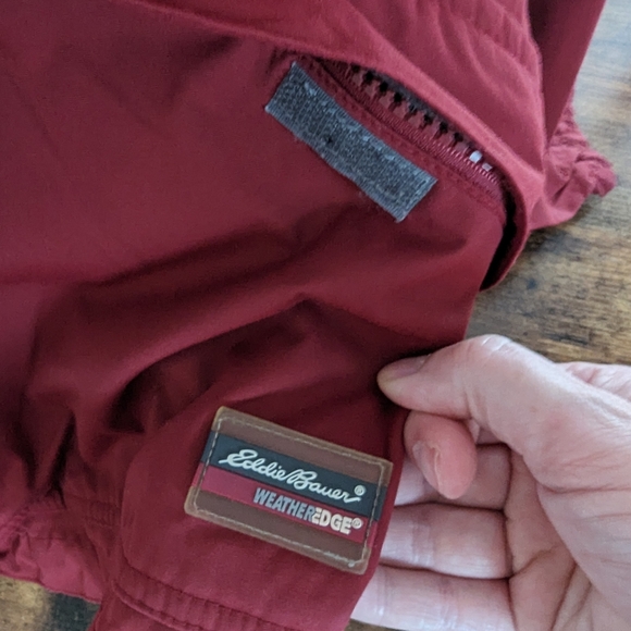 Men's Eddie Bauer Red XXL Tall Weather Edge Jacket - Picture 5 of 15